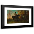 thumbnail image 1 of Karl von Blaas 24x17 Black Modern Framed Museum Art Print Titled - Military Partrouille 1866 (Approx. 1866), 1 of 5