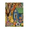 thumbnail image 1 of Karla Gerard 'Blue Cottage' Canvas Art, 1 of 4