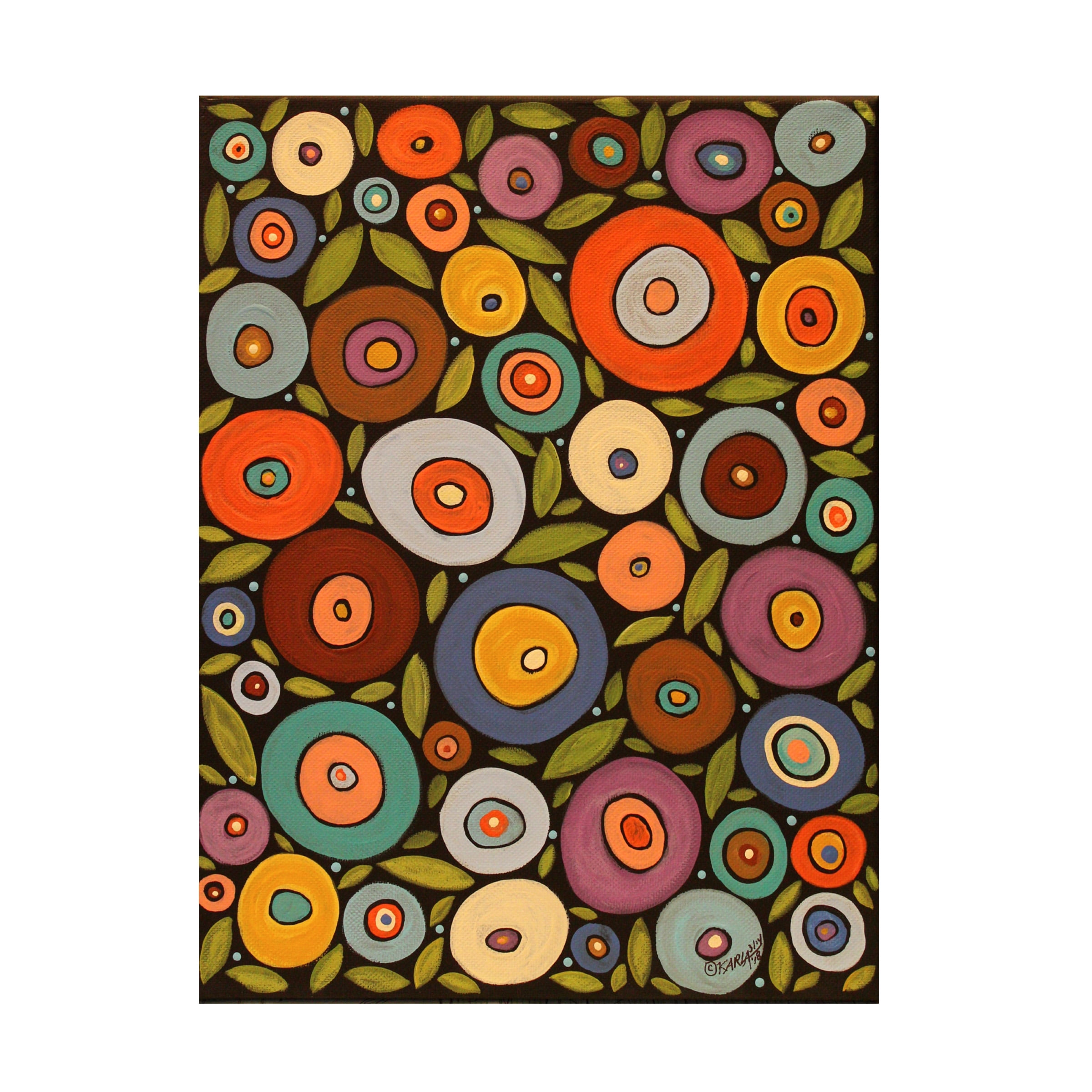 Karla Gerard 'Prim Posies' Canvas Art