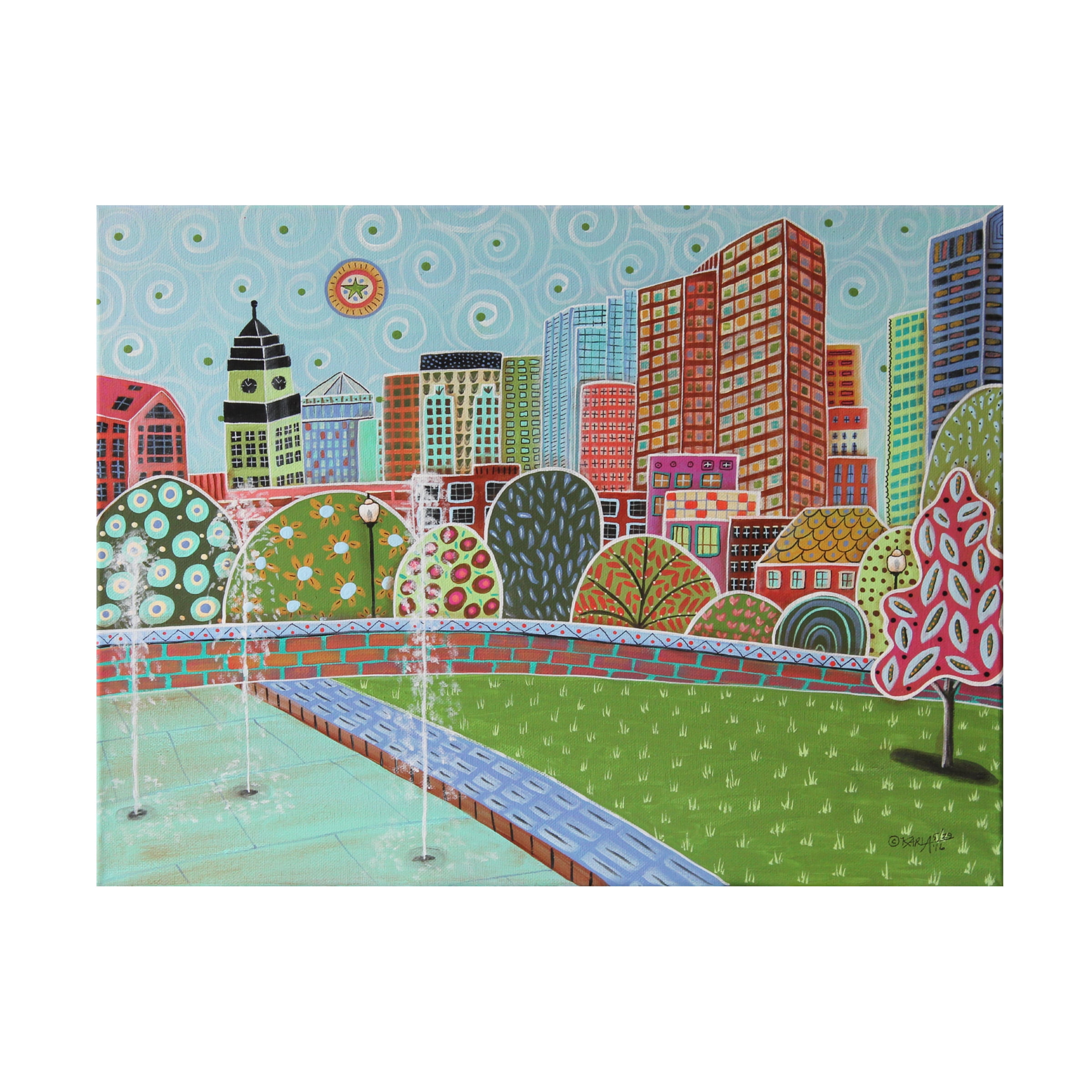 Karla Gerard 'Rose Fitzgerald Kennedy Greenway Boston' Canvas Art