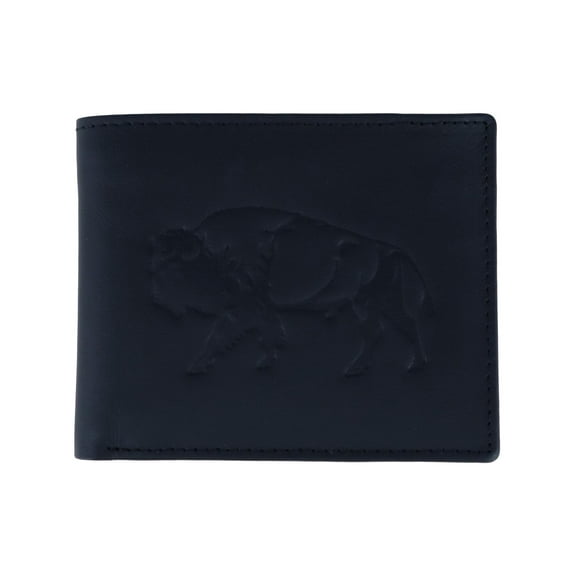 Karla Hanson  Buffalo Embossed Leather Bifold Wallet (Men)