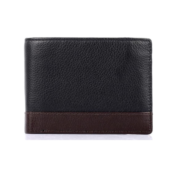 Karla Hanson Men's RFID Leather Bifold Wallet w/ Card Holder Insert - Black