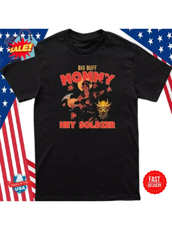 Karlach Big Buff Mommy Hey Soldier Shirt S-5XL
