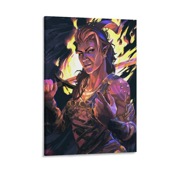 Karlach Poster Canvas Poster Cool Artworks Painting Wall Art Canvas Prints Hanging Picture Home Decor Posters Gift 12x18inch(30x45cm)