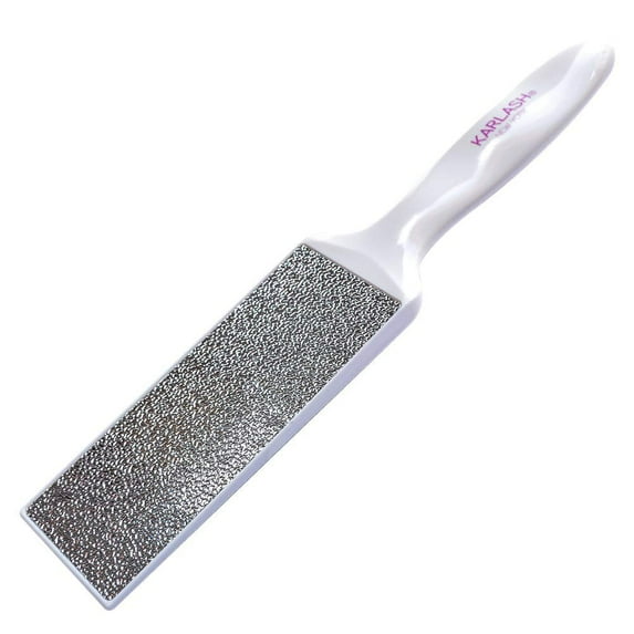 Karlash 2-Sided Nickel Foot File for Callus Trimming and Callus Removal, Ivory
