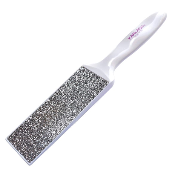 Karlash 2-Sided Nickel Foot File for Callus Trimming and Callus Removal, Ivory