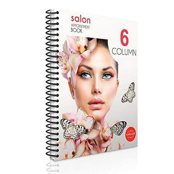 Karlash 6 Column Undated Appointment Book Six Person Daily and Hourly Schedule