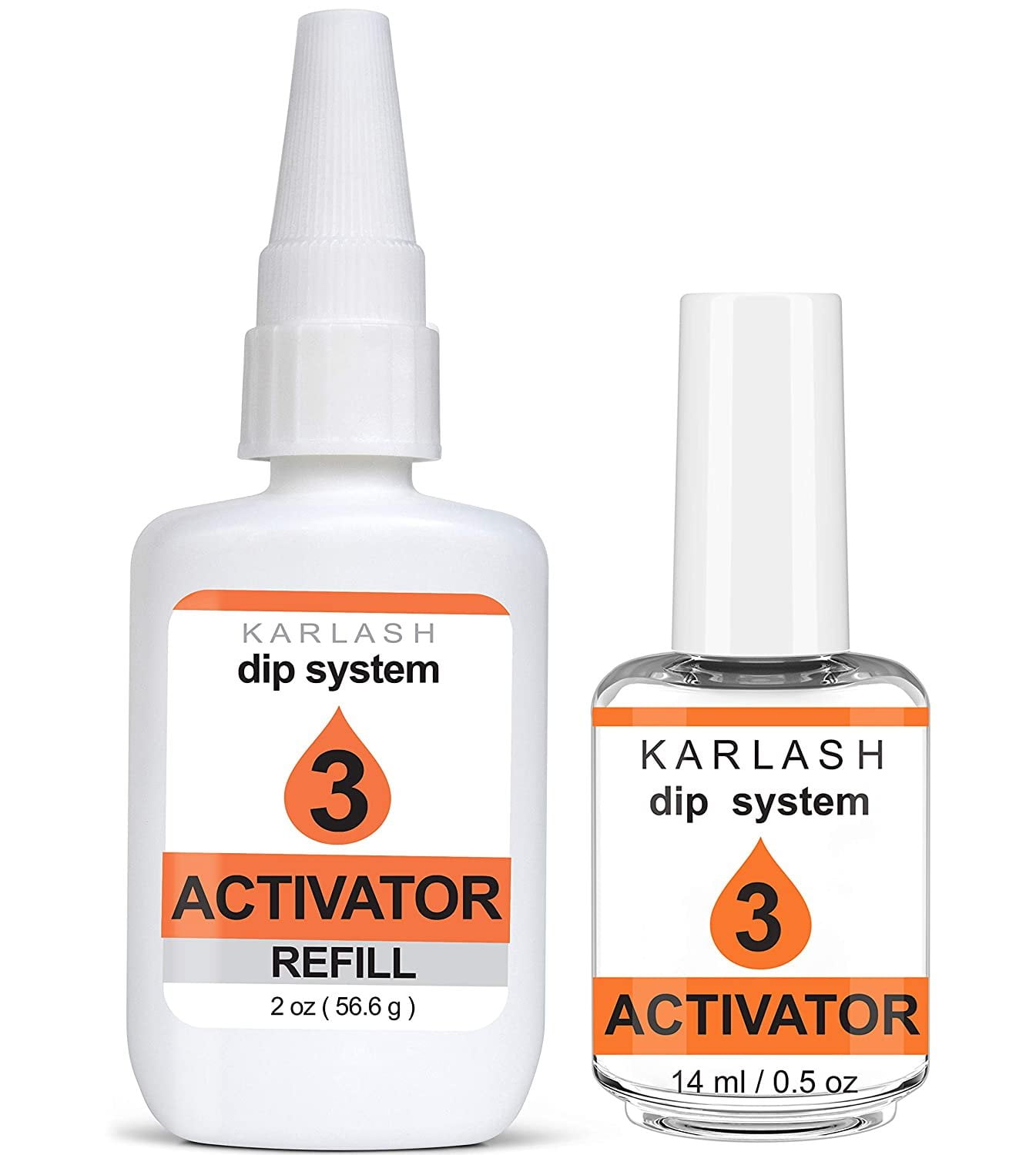 Karlash Gel Base DIP Powder System Refill 2 oz Step 3 Activator 0.5oz ...