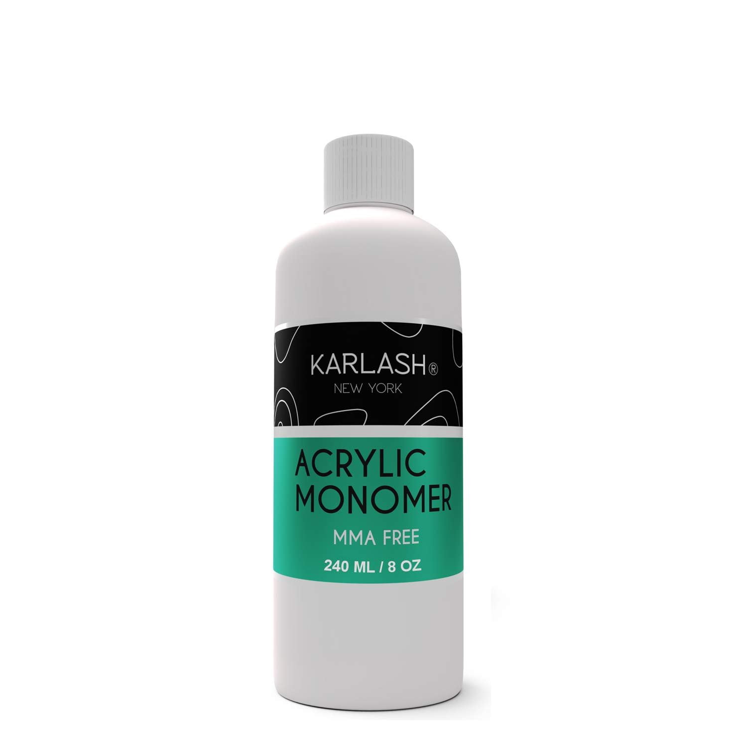 Karlash Professional Acrylic Liquid 8 oz Monomer MMA FREE for Doing Acrylic Nails, MMA free, Ultra Shine and Strong Nail