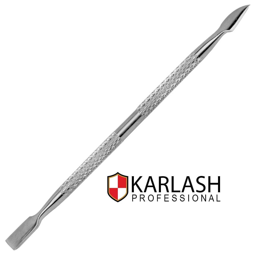 Karlash Karlash Professional Cuticle Pusher Stainless Steel and Nail Cleaner ...