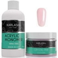 thumbnail image 1 of Karlash Professional Polymer Kit Acrylic Powder Crystal Pink 2 oz and Acrylic Liquid Monomer 4 oz for Doing Acrylic Nails, MMA free, Ultra Shine and Strong Nails Acrylic Nail Kit, 1 of 5