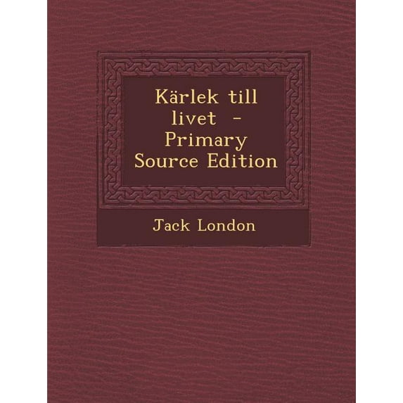 Karlek Till Livet (Paperback)