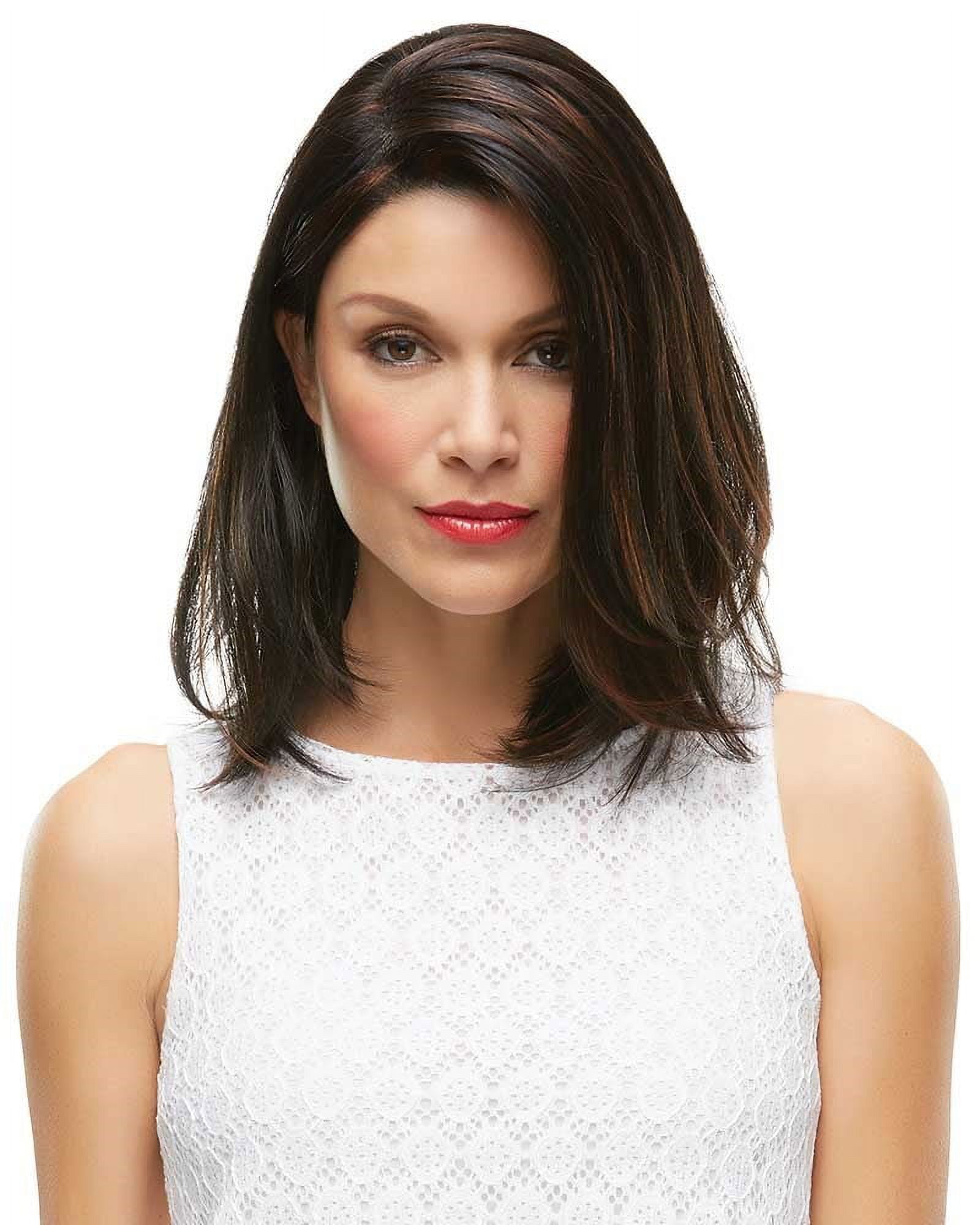 Karlie, a Jon Renau Wig Lace Front Monofilament Top 100 Hand Tied Shoulder Length Bob