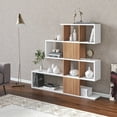 thumbnail image 1 of Karlin Open Shelves Bookcase, Teak, 1 of 5