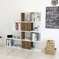 thumbnail image 1 of Karlin Open Shelves Bookcase, White Walnut, 1 of 5