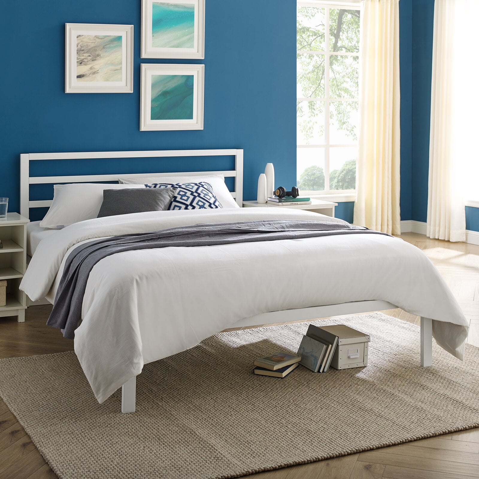 Karlsefni metal platform bed deals