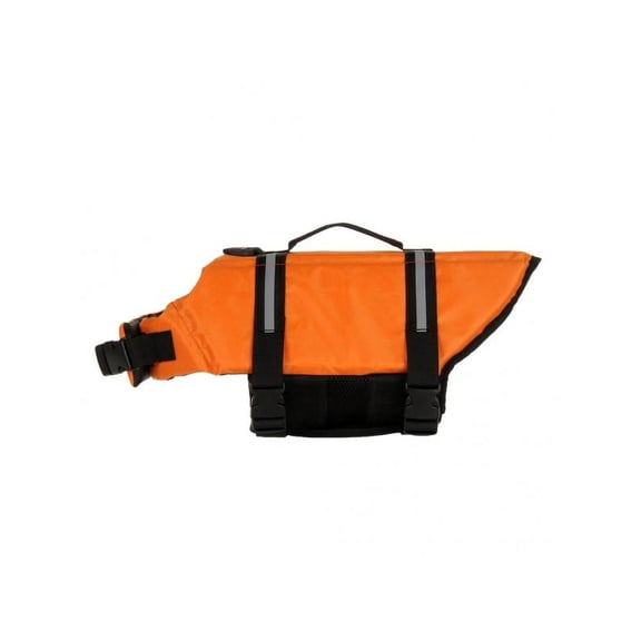 Dog Life Jacket Adjustable Dog Lifevest Swimsuit Safety Vest Apparel Lifesaver Preserver Coat For Small Medium Large Puppy With Handle Reflective For Swimming And Boating