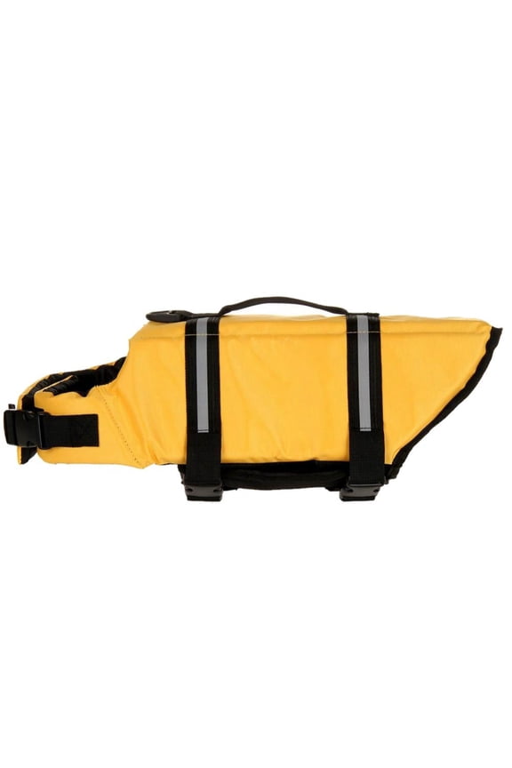 Dog Life Jacket Adjustable Vest Swimsuit Safety Vest Apparel Lifesaver Preserver Coat For Small Medium Puppy With Handle Reflective