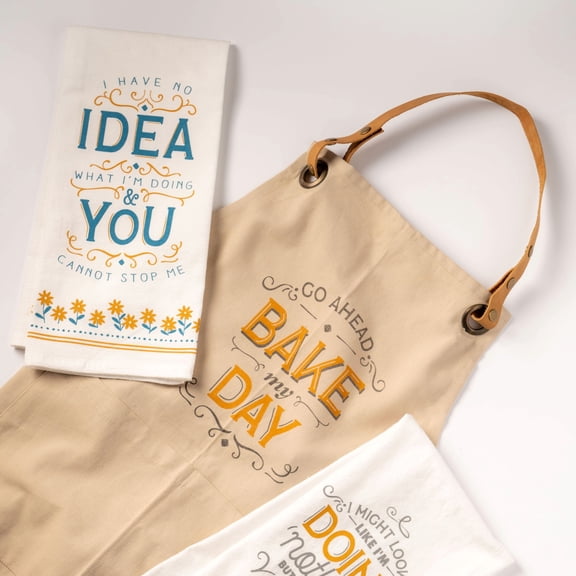 Karma Cheeky Flour Sack Tea Towels. Eating Our Feelings