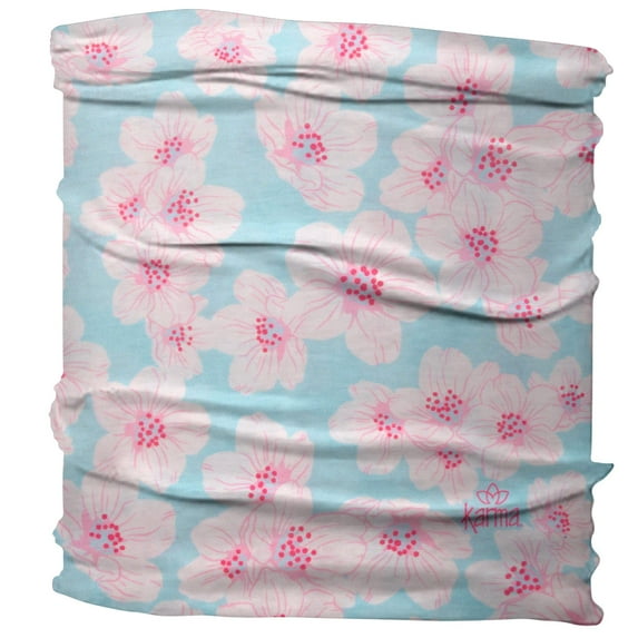 Karma Cherry Blossom Headband for Women - Medium - Fabric Headband and Stretchy Hair Scarf