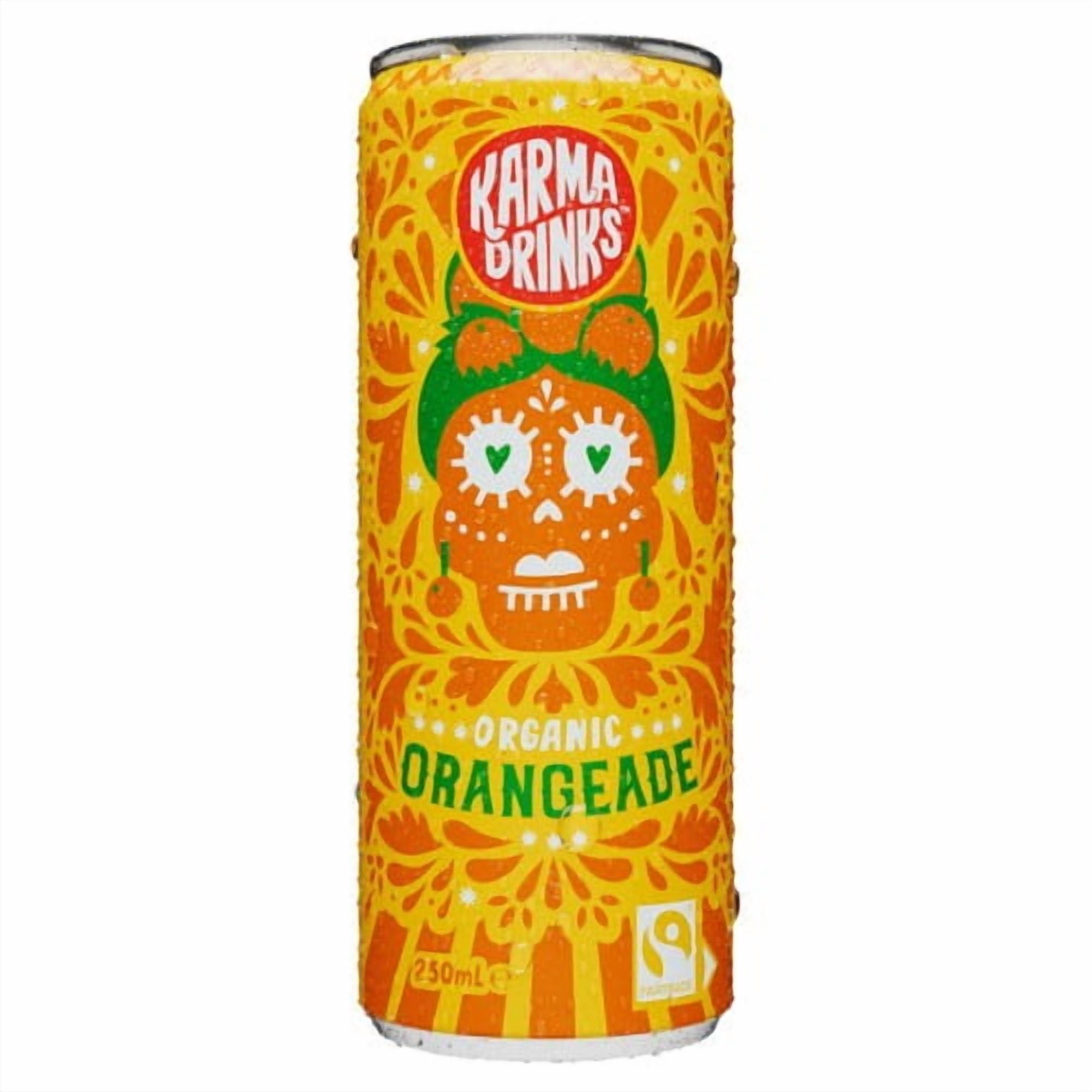 Karma Drinks Organic Orangeade 250ml, British Import (Pack of 3)