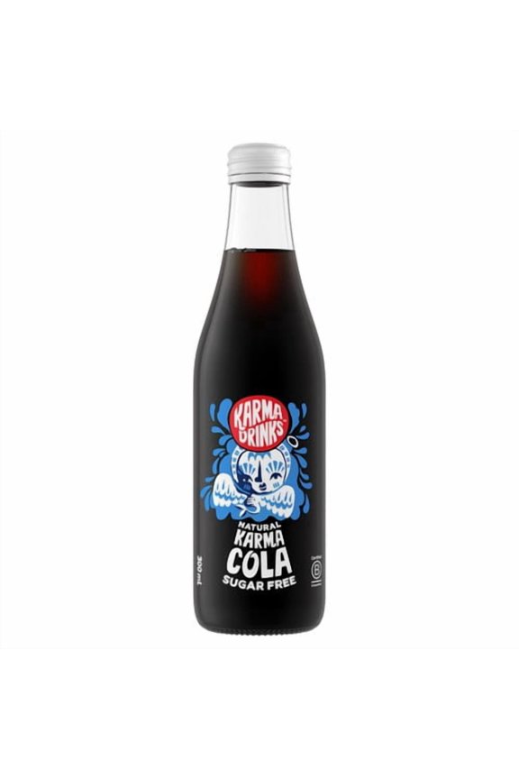 Karma Drinks Sugar Free Karma Cola 330ml, British Import (Pack of 6)