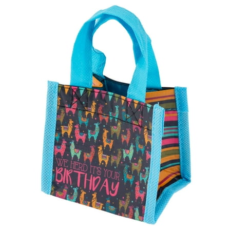 Karma Gifts KA2030 Recylced Itty Bitty Gift Bag, Llama
