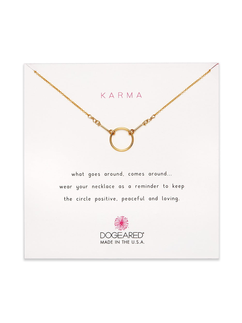 Karma Gold Dipped Necklace Walmart