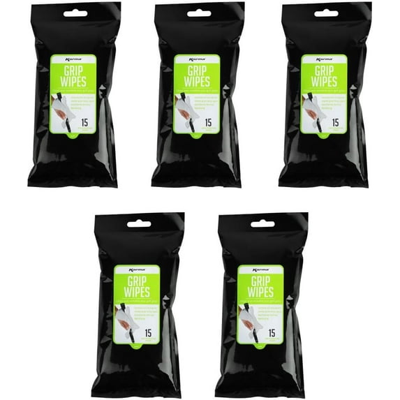 Karma Grip Wipes 5-pack (15 wipes per pack)