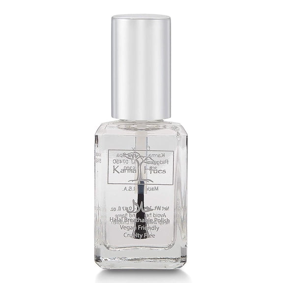 Karma Halal Certified Breathable Nail Hardener Nail Polish - Truly Breathable Cruelty Free and Vegan - Oxygen Permeable Wudu Friendly Nail Enamel