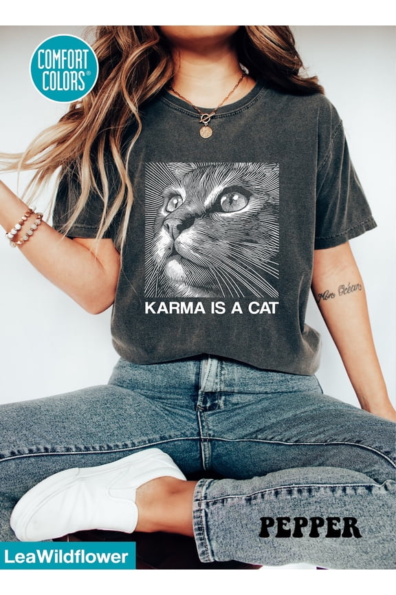 Karma Is A Cat Concert T-Shirt