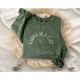 thumbnail image 1 of Karma Is A Cat Inspired Sweatshirt, Karma Sweatshirt, In My Cat Era Shirt, Cat Lovers Shirt Gift, Concert Clothing, Cat Mom Shirt, 1 of 5