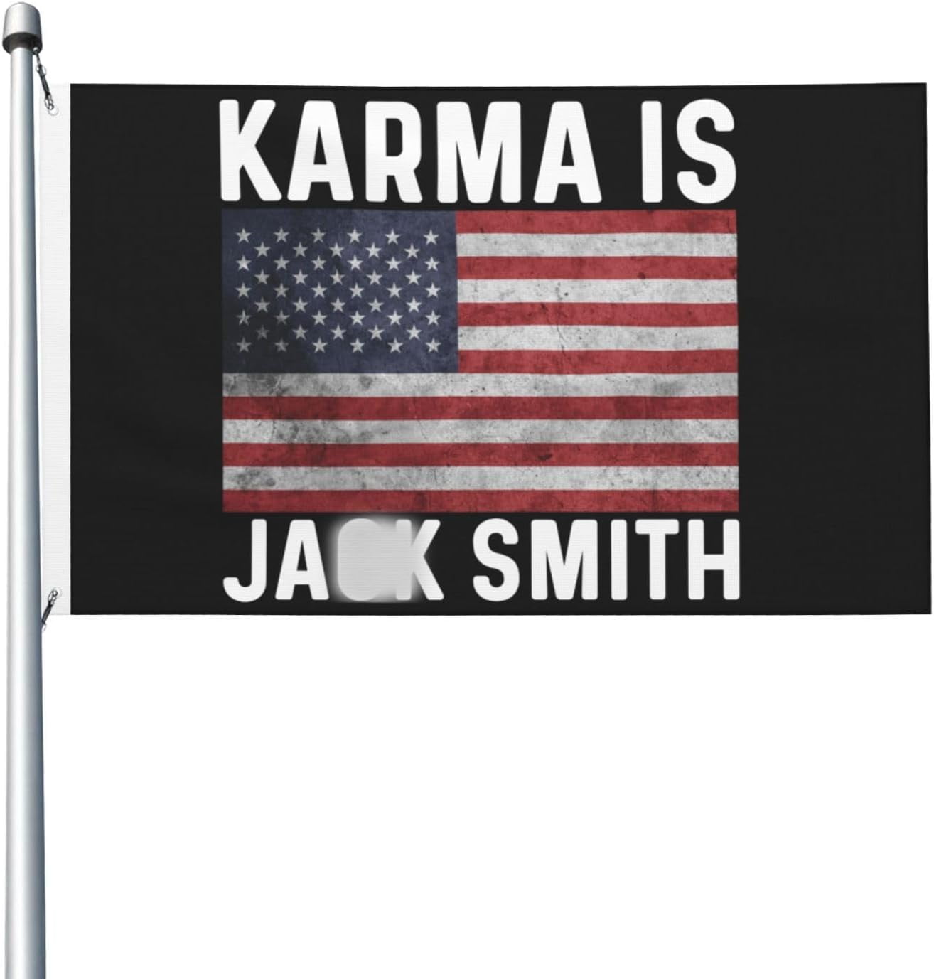 Karma Is Jacks Smith Flag Double Sided Cool Flags Wall Art For Outside ...