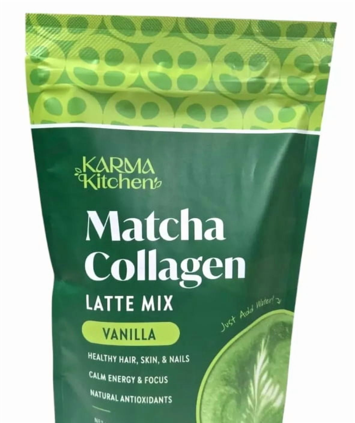 Karma Kitchen Matcha Collagen Latte Mix Vanilla 7.5oz