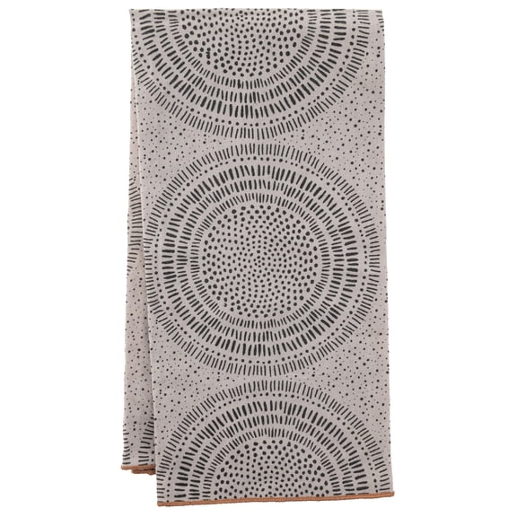 Karma Linen Blend Tea Towel Painted Circles