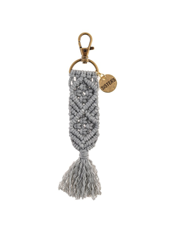 Karma Macrame Sisters Keychain