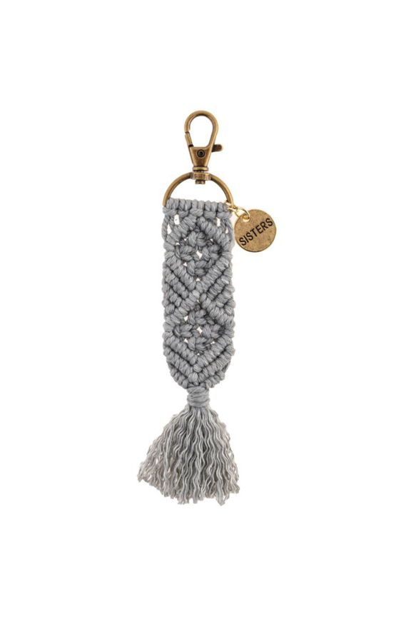 Macrame Sisters Keychain