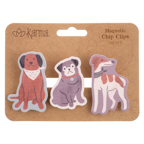 Karma, Magnetic Shaped Chip Clips, Dogs