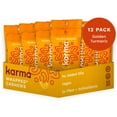 thumbnail image 1 of Karma Nuts Golden Turmeric Wrapped Cashews Air Roasted with Natural Skins, 1.5 oz Pack of 12, 1 of 7