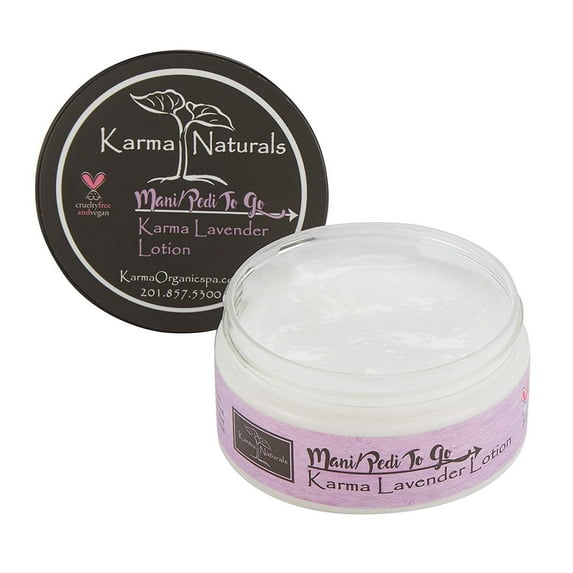 Karma Organic Lavender Body Lotion and Scrub -Stress Relief, Mosquitos Repellent, Moisturizer for Young and Dry Skin (Lotion)