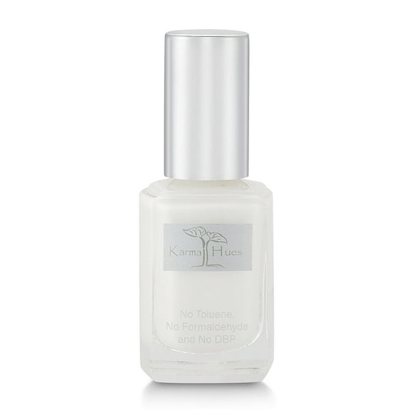 Karma Organic Natural Nail Polish – Non-Toxic, Vegan & Cruelty-Free – French White, 0.43 fl oz