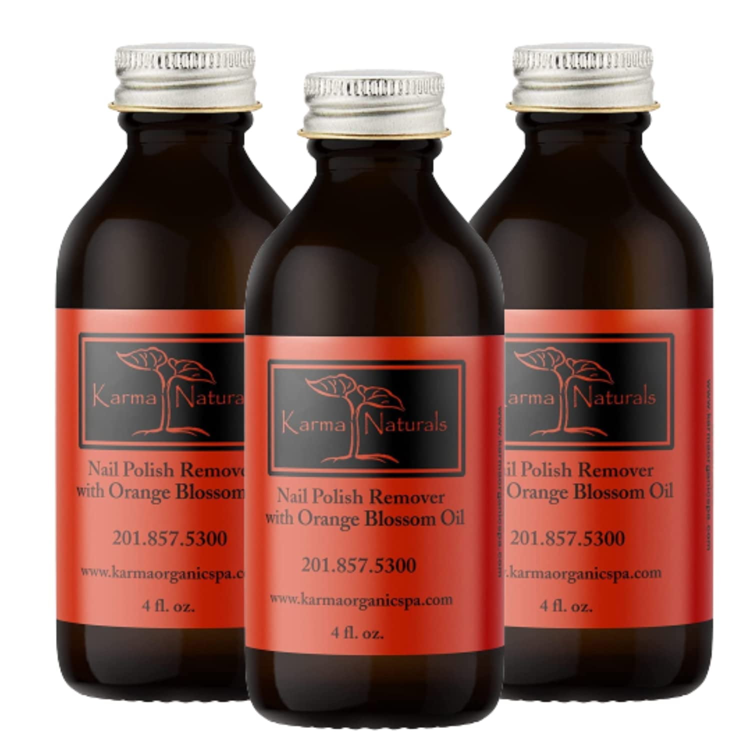 Karma Organic Nail Polish Remover with Soybean Oil and Orange Blossom