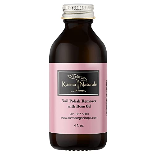 Karma Organic Nail Polish Remover with Soybean Oil and Rose Oil Non