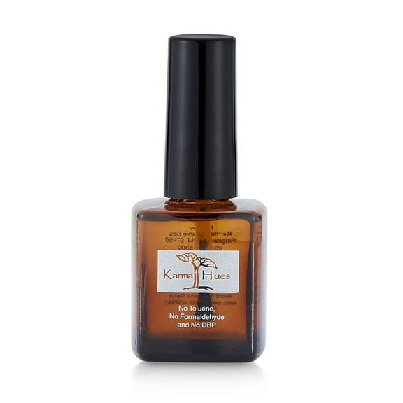 Karma Organic Natural Nail Treatment - Non -Toxic Nail Art, Vegan and Cruelty-Free Nail Paint Design for Men's (5 Free Quick Dry Top Coat)