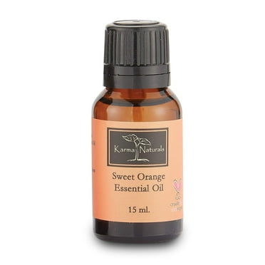 Karma Organic's Sweet Orange Essential Oil : Pure Therapeutic Grade (15 ml)