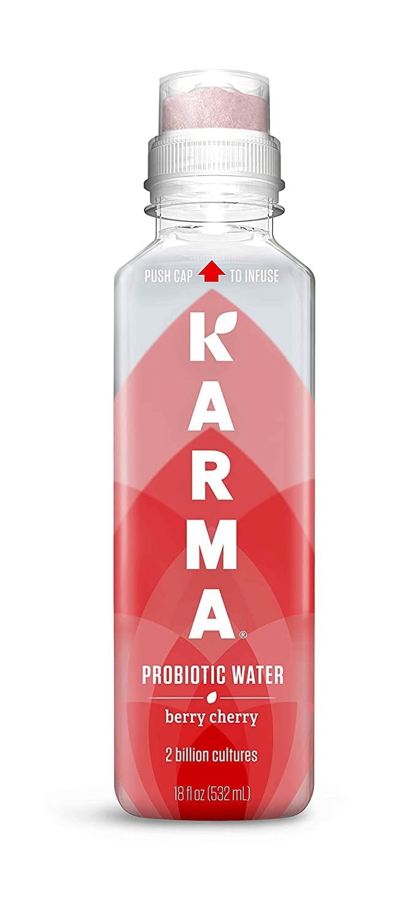 Karma Probiotic Water, Berry Cherry, 18 fl. oz., 1 Count Bottle