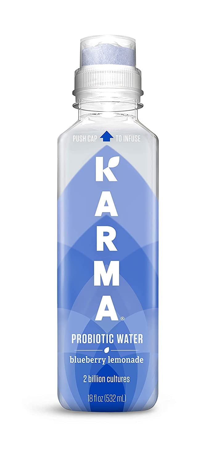 KARMA WATER Karma Probiotic Water, Blueberry Lemonade, 18 fl. oz., 1 Count Bottle