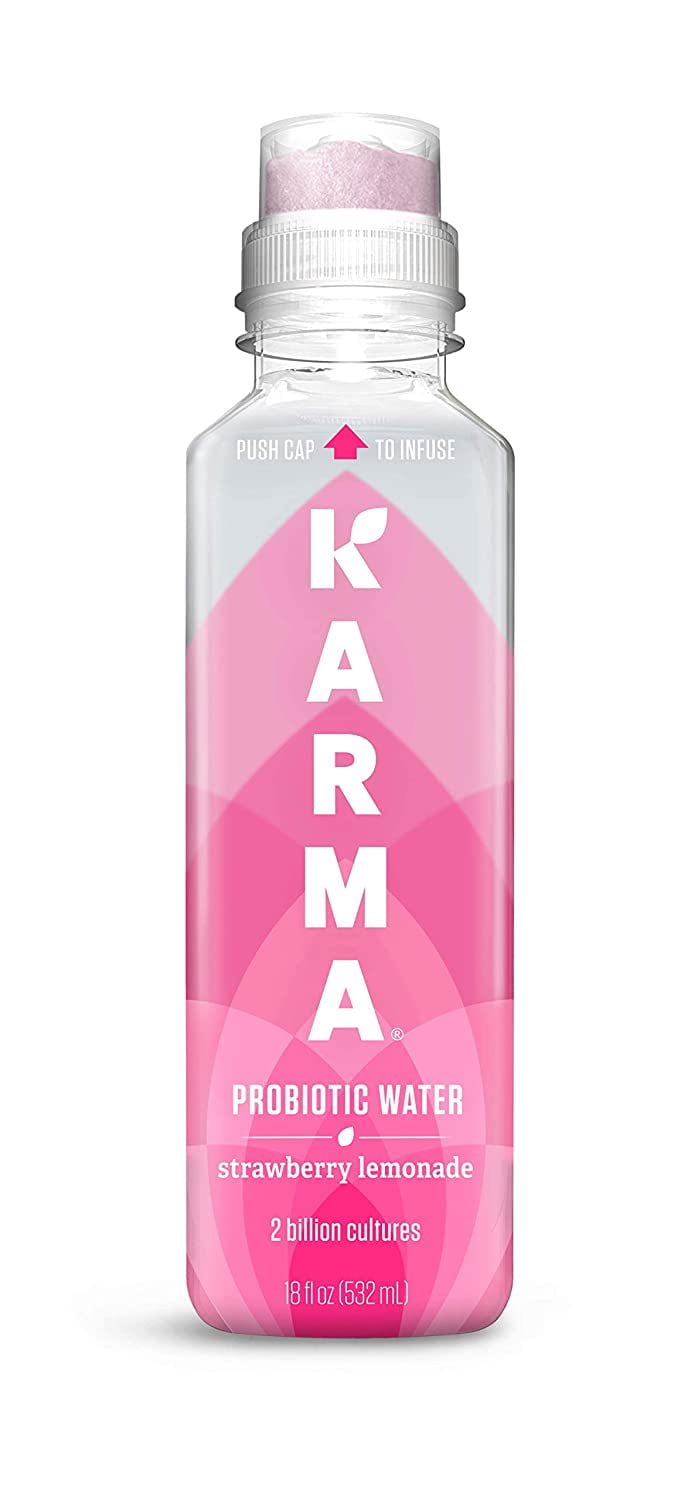 Karma Probiotic Water, Strawberry Lemonade, 18 fl. oz., 1 Count Bottle