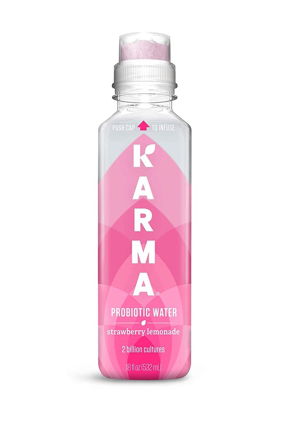 Karma Probiotic Water, Strawberry Lemonade, 18 fl oz., 1 Count Bottle
