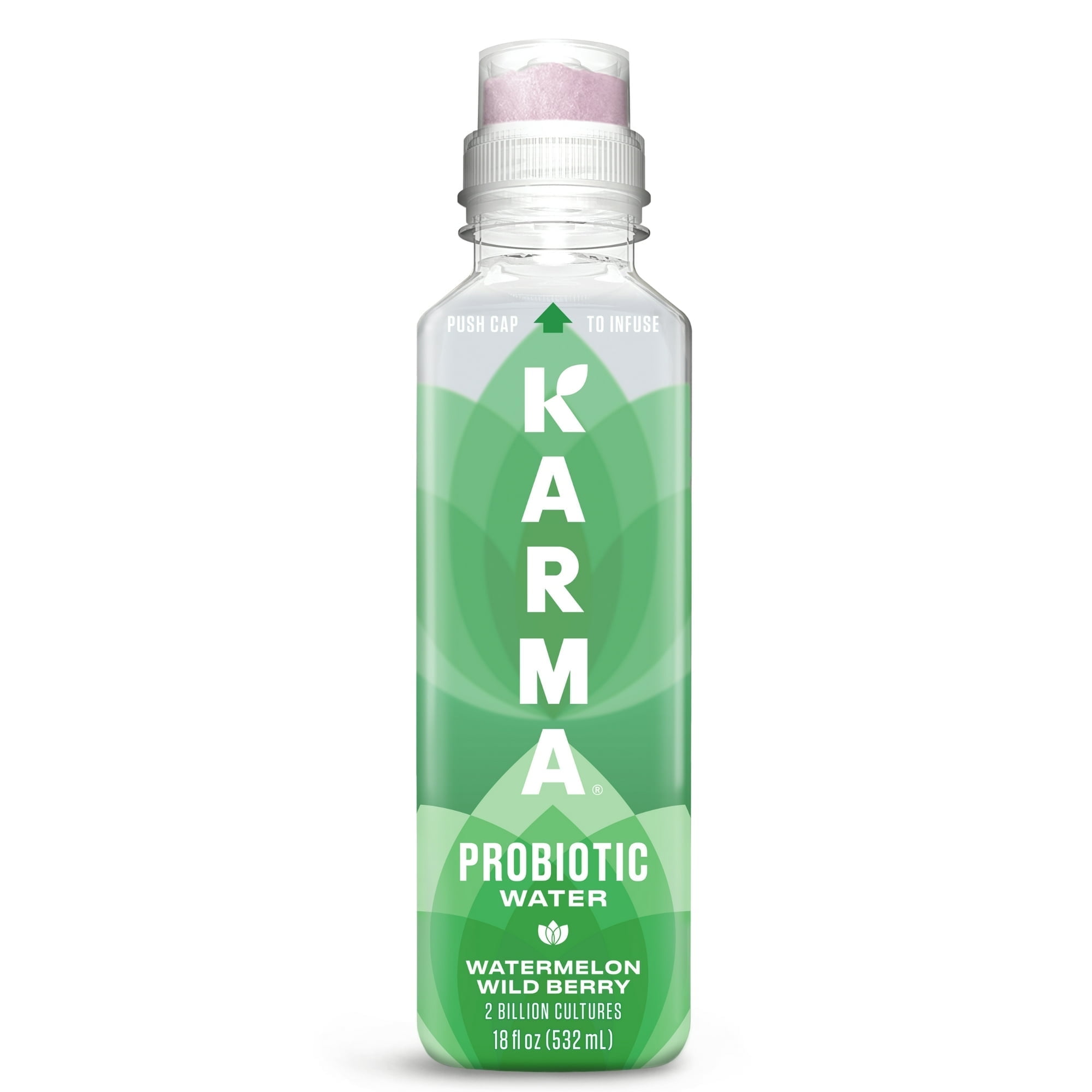 Karma Probiotic Water, Watermelon Wild Berry, 18 fl. oz., 1 Count Bottle